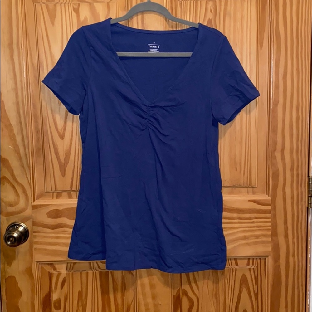 Ruched Torrid tee